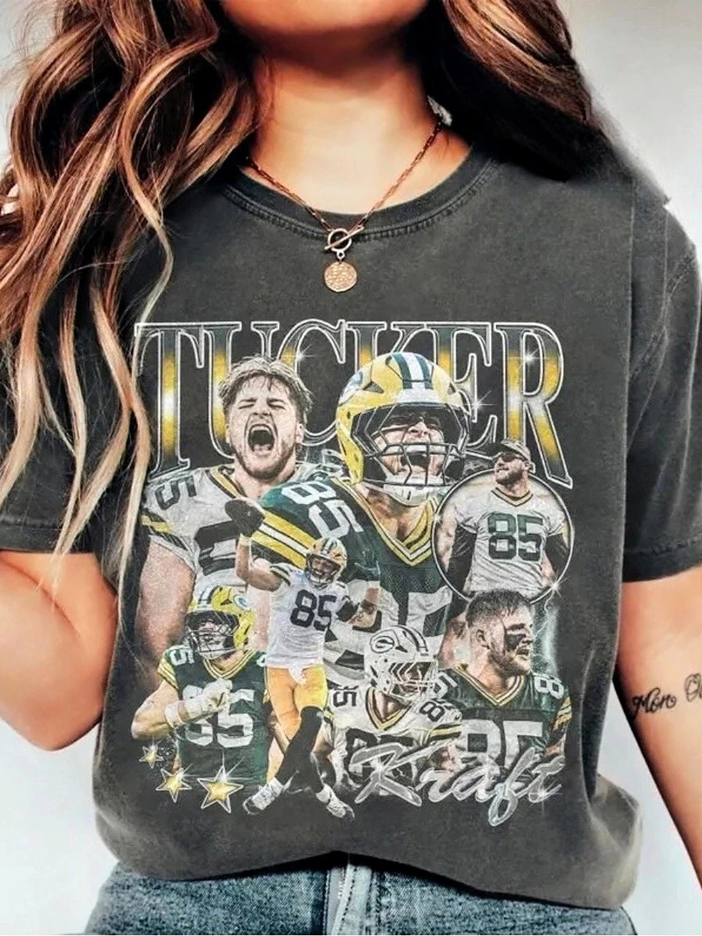 Comfort Colors Thicker Kicker Graphic Tee in Pepper, Game Day shirt, Football Te